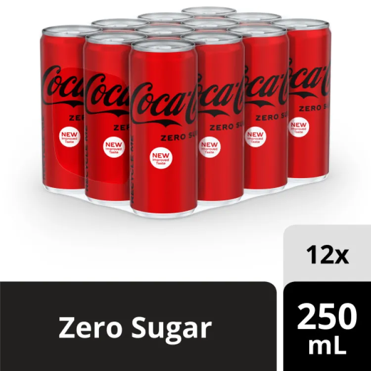Coke Zero 250ml - Pack of 12
